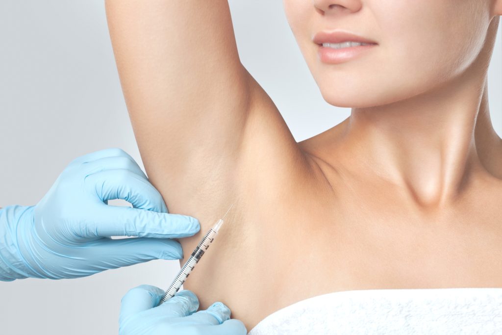 Toxina botulínica para hiperhidrosis